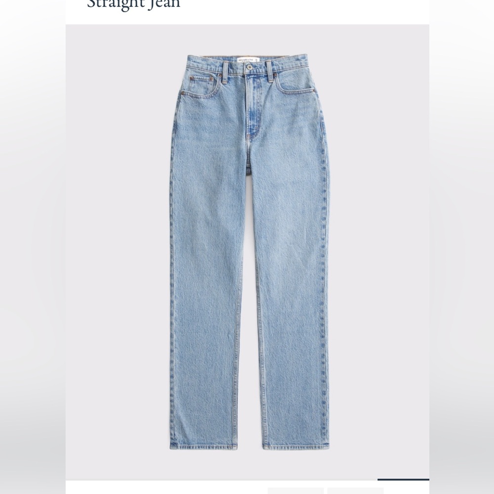 Abercrombie 90s Straight Ultra High Rise Jean